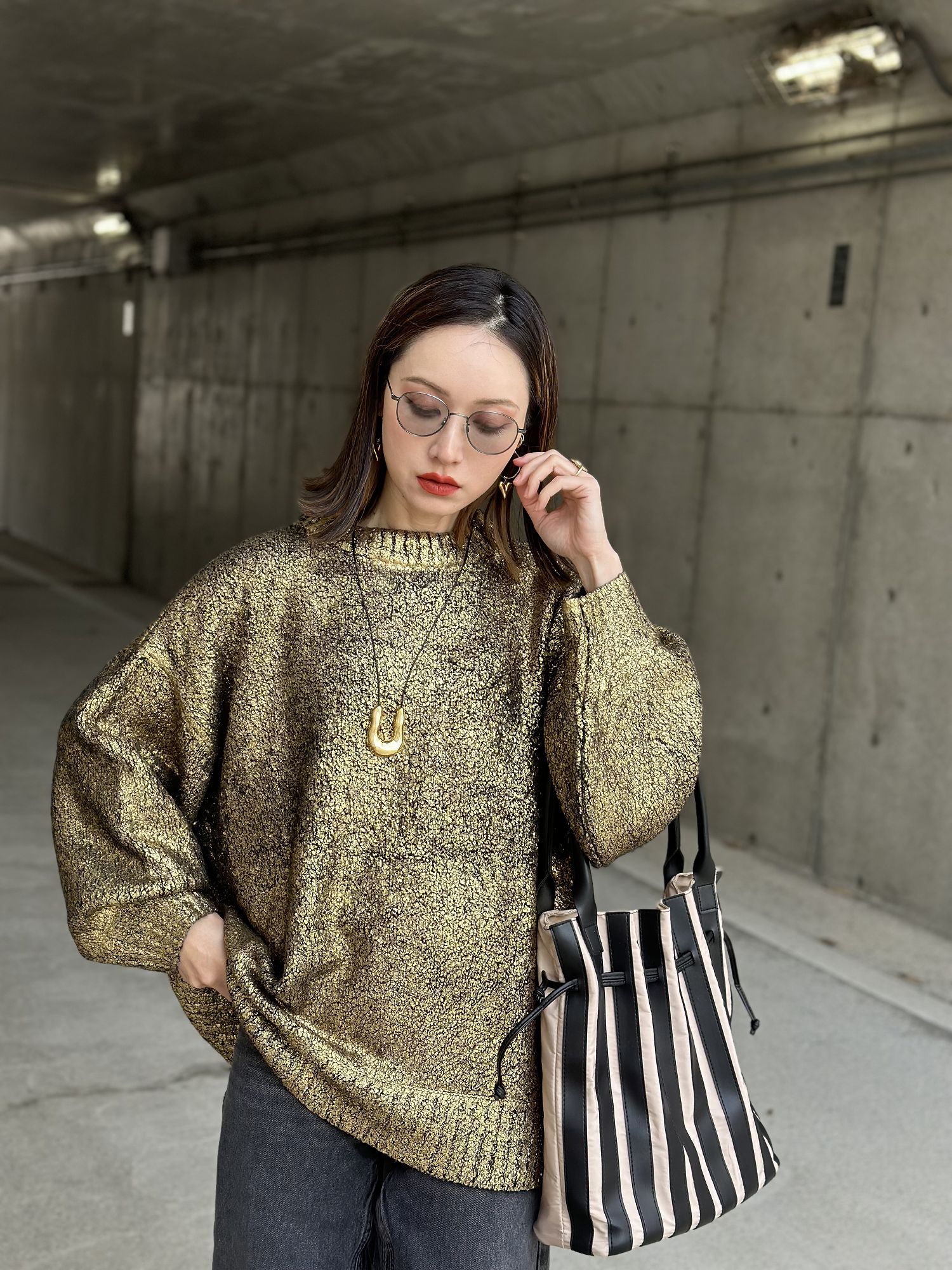 Lune（リュンヌ） necklace レディース メンズ シルバー ゴールド