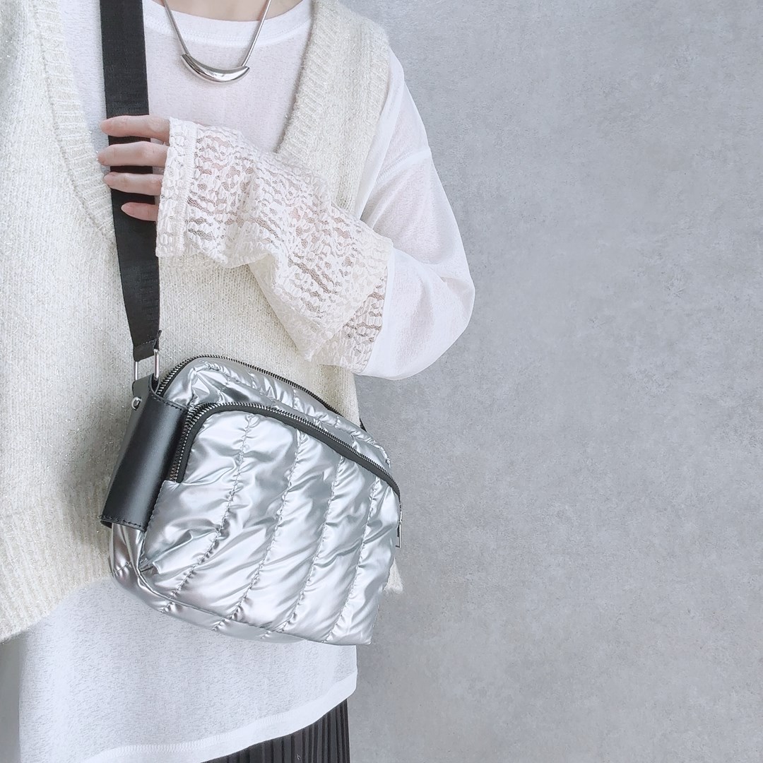 Lune パフショルダーバッグ bag おしゃれ 人気 レディース 長さ