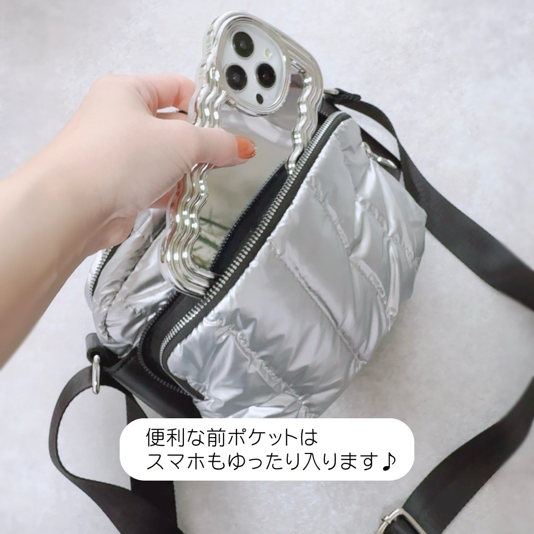 Lune パフショルダーバッグ bag おしゃれ 人気 レディース 長さ