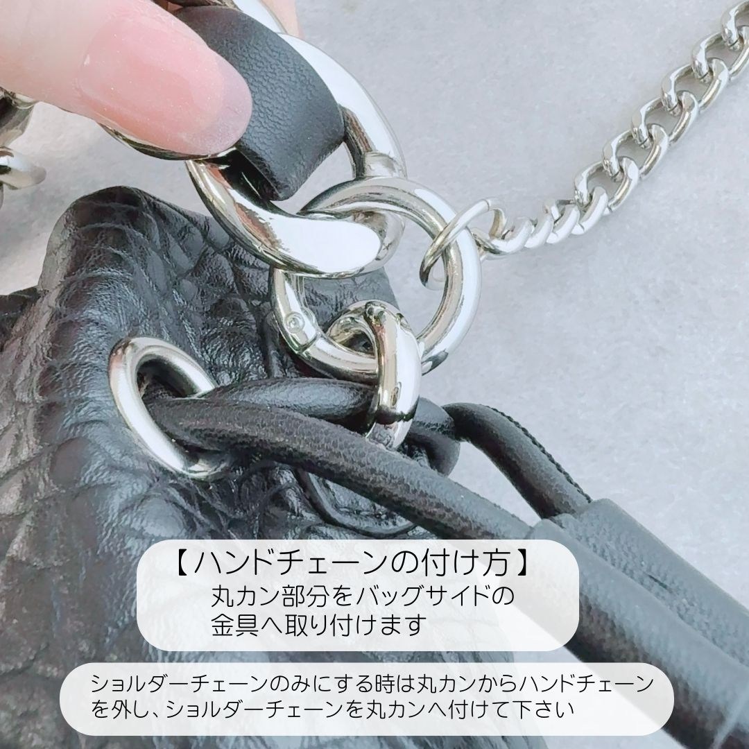 Lune チェーンボムバッグ bag ショルダーバッグ チェーン