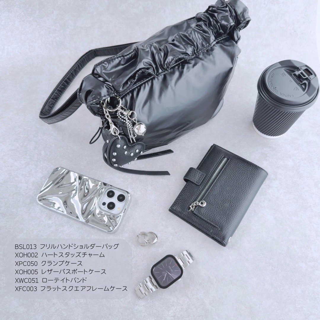 Lune フリルハンドショルダーバッグ おしゃれ バッグ ショルダー