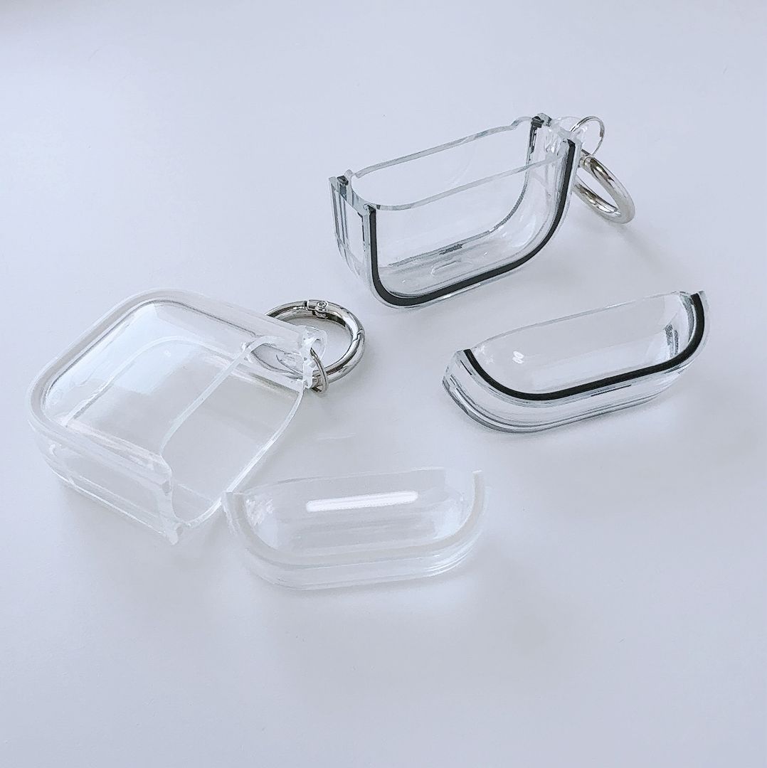 AirPods AirPodsPro テクスチャーラインケース 第1世代 第2世代