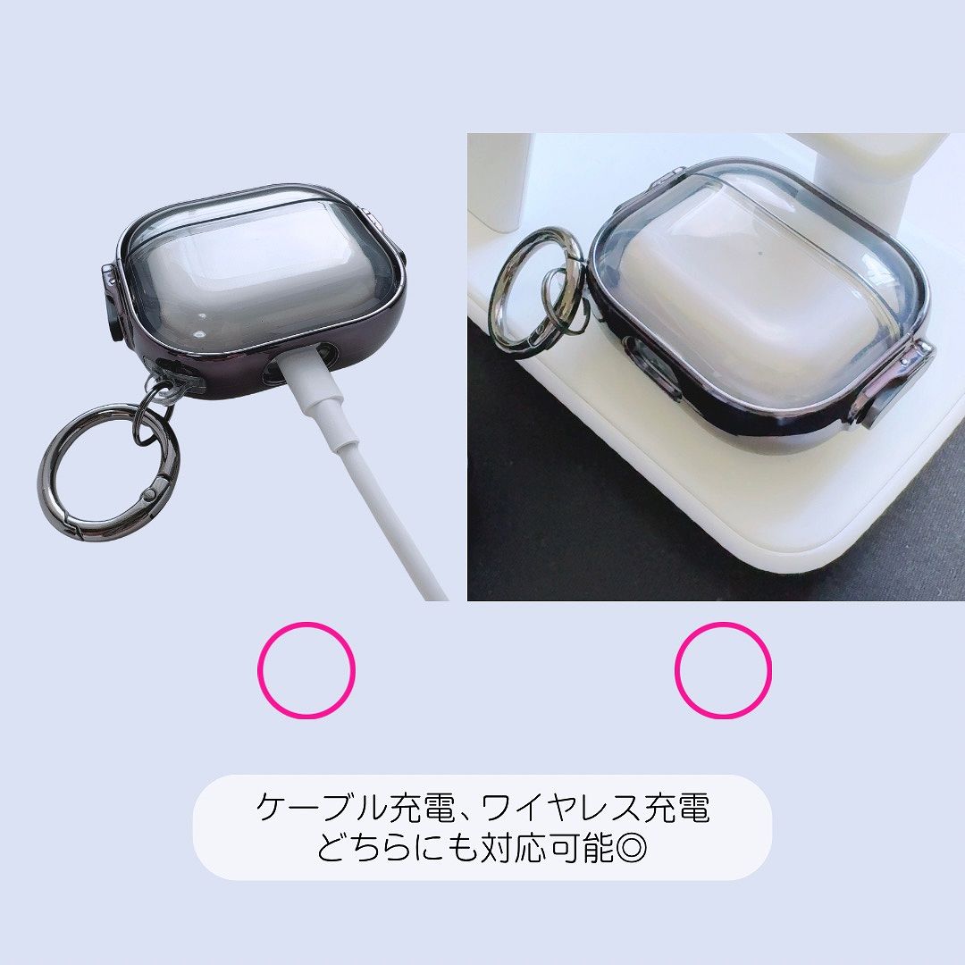 AirPods / AirPodsPro シアーケース エアポッズケース エアポッズ