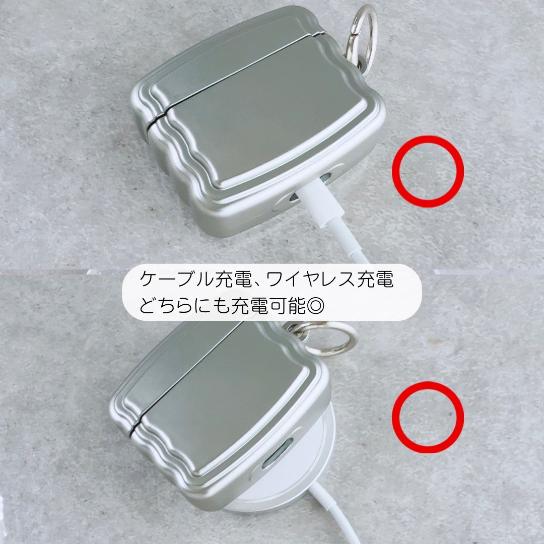 Lune（リュンヌ） AirPods / AirPodsPro ウェーブケース イヤホン