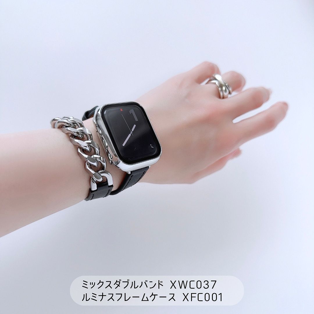 Apple Watch ルミナス フレーム ケースアップルウォッチケース 画面カバー 保護ケース｜across-intl｜03