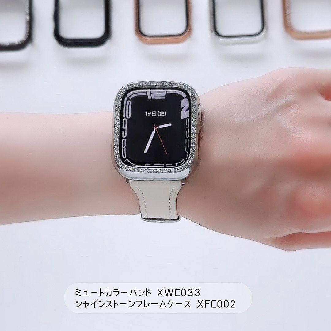 Apple Watch シャイン ストーン フレーム ケースアップルウォッチケース フレームケース ストーンケース キラキラ おしゃれ｜across-intl｜08