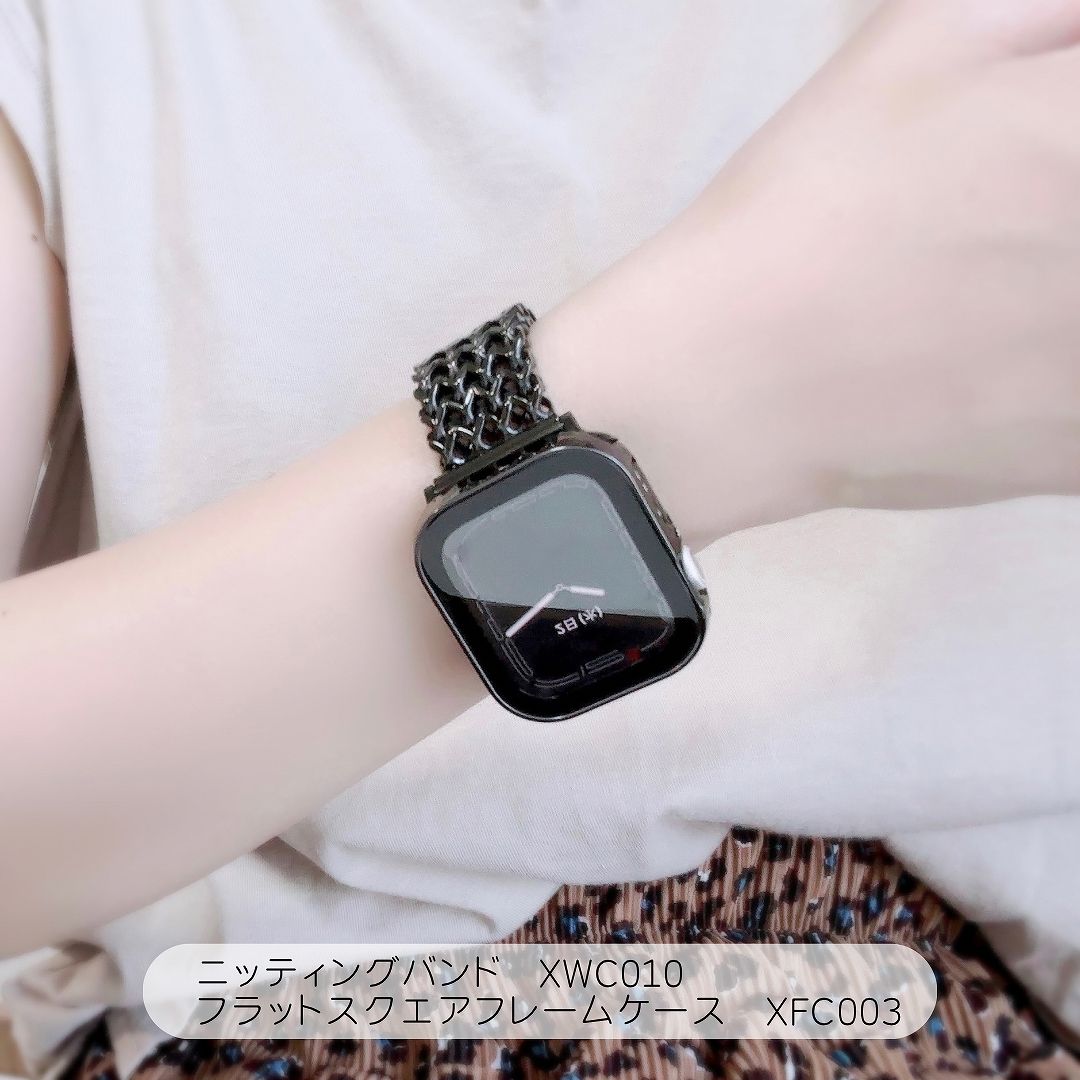 Apple Watch フラット スクエア フレーム ケースアップルウォッチ