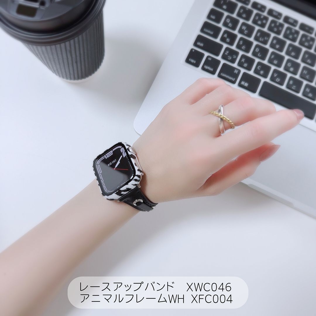 Lune Apple Watch アニマル フレーム ケースレオパード ゼブラ