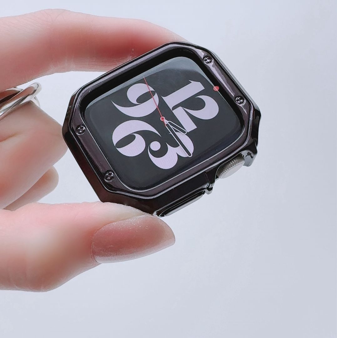 Apple Watch 全機種対応 アップルウォッチ ハードフェイク フレーム ケース おしゃれ バンド デザイン 男女兼用｜across-intl｜13