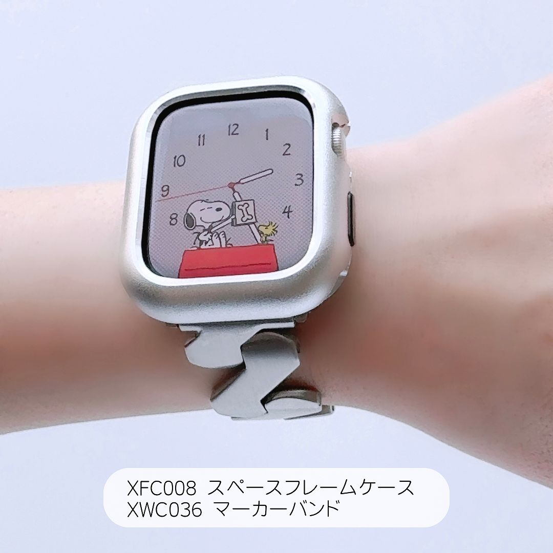 Apple Watch アップルウォッチ カバー スペースフレームケース おしゃれ バンド デザイン 男女兼用｜across-intl｜13