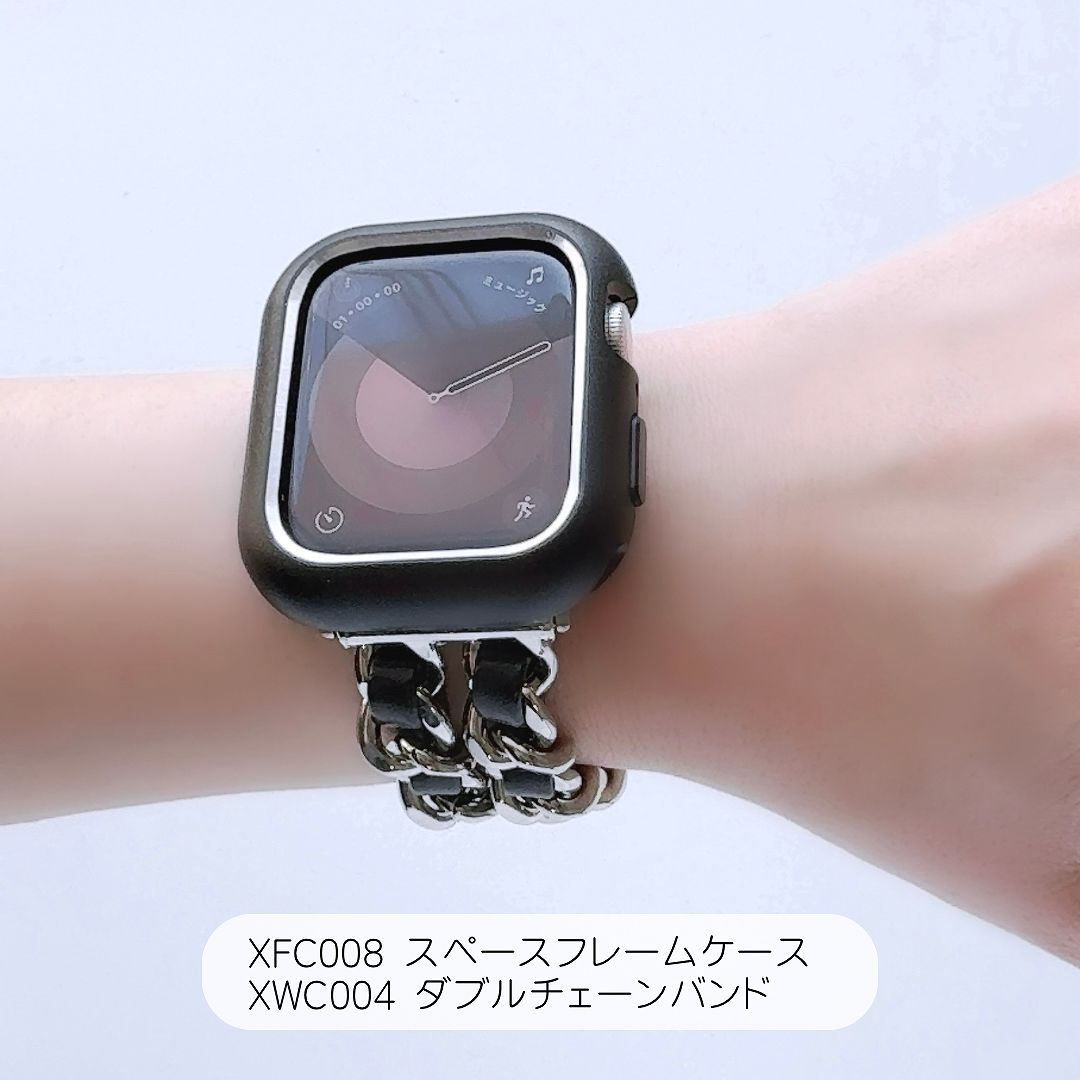 Apple Watch アップルウォッチ カバー スペースフレームケース おしゃれ バンド デザイン 男女兼用｜across-intl｜10
