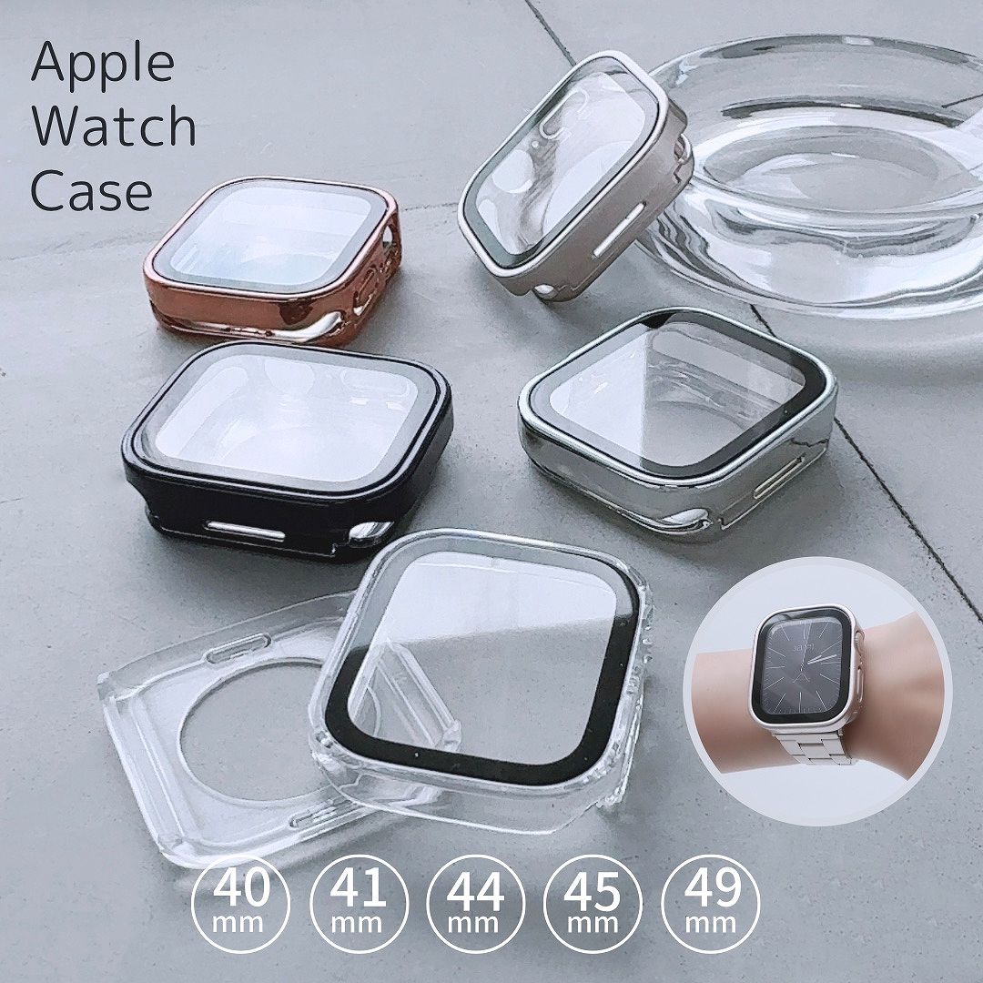 Apple Watch 保護ケース アップルウォッチ プロテクトフレームケース おしゃれ バンド デザイン 男女兼用｜Lune