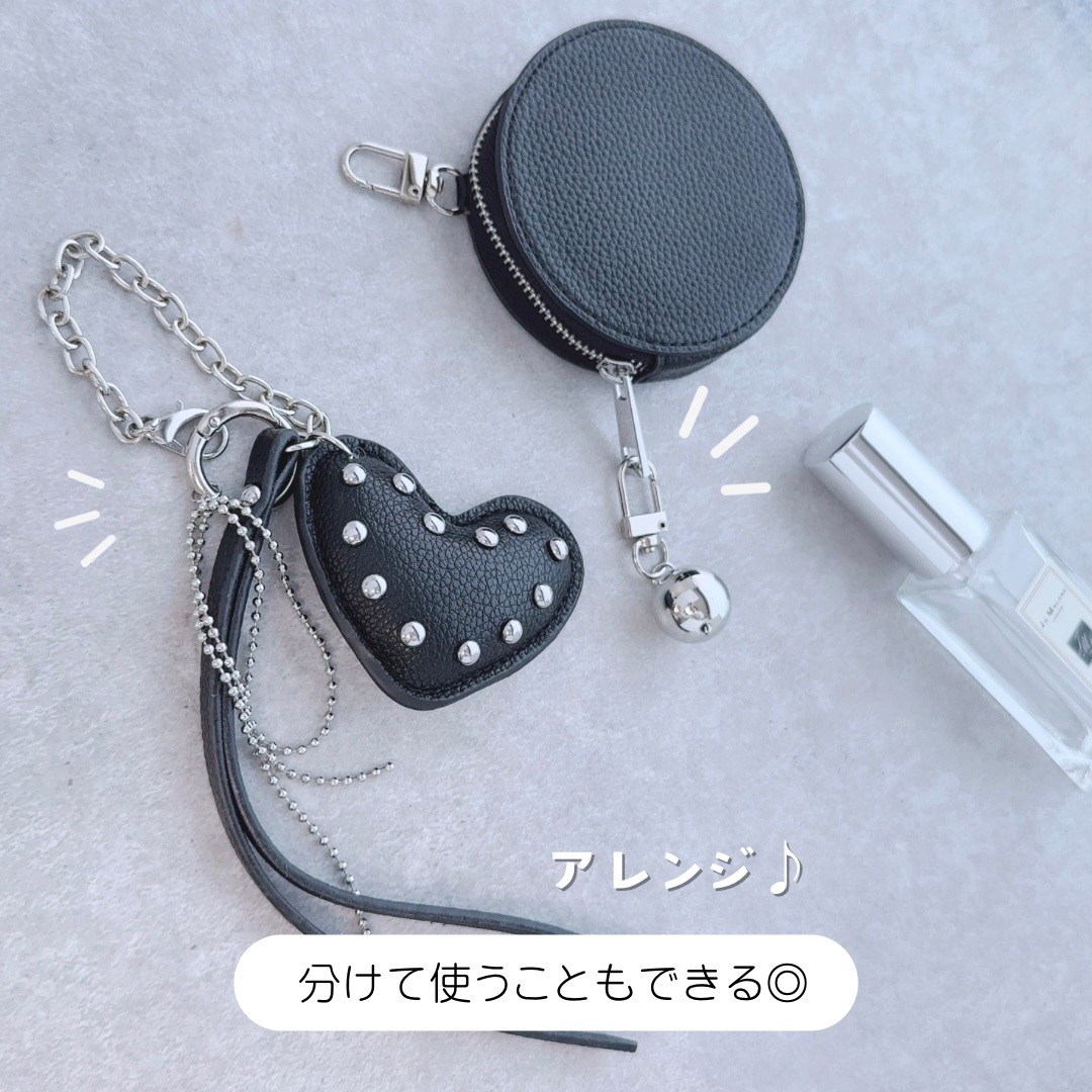 Lune（リュンヌ） シルバーボールチャーム バッグチャーム チャーム
