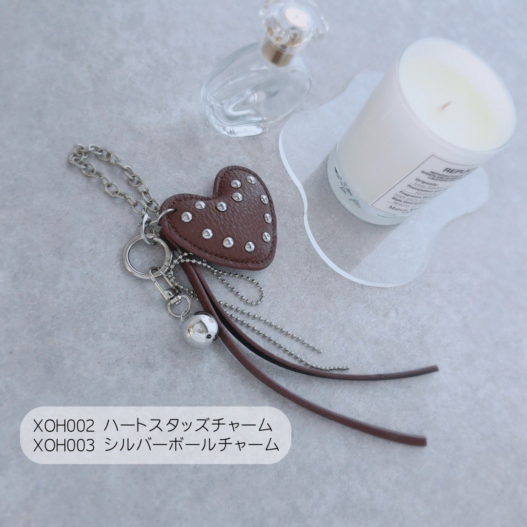 Lune（リュンヌ） シルバーボールチャーム バッグチャーム チャーム
