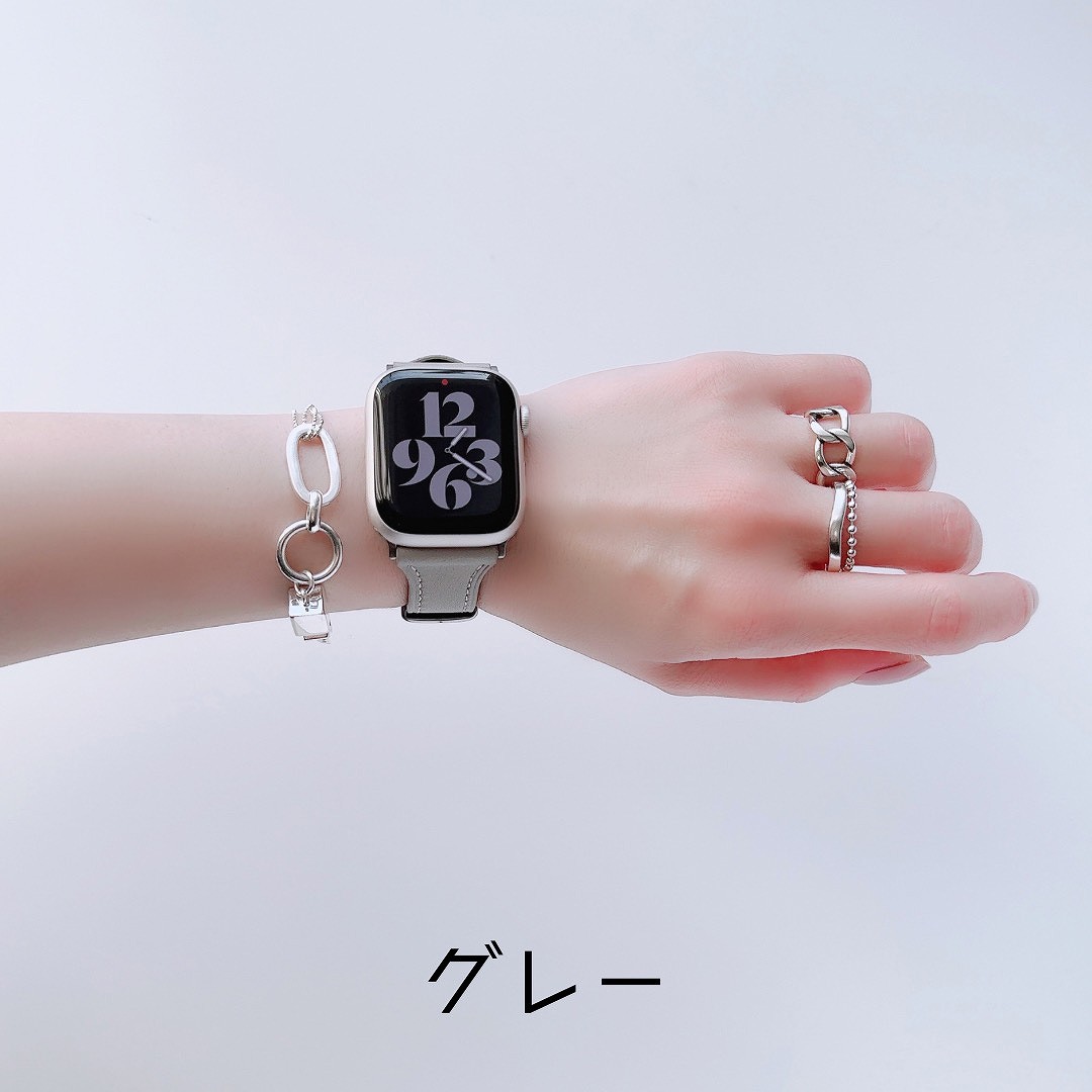 Apple Watch 全機種対応 アップルウォッチ ミュート カラーバンド おしゃれ バンド デザイン 男女兼用｜across-intl｜02