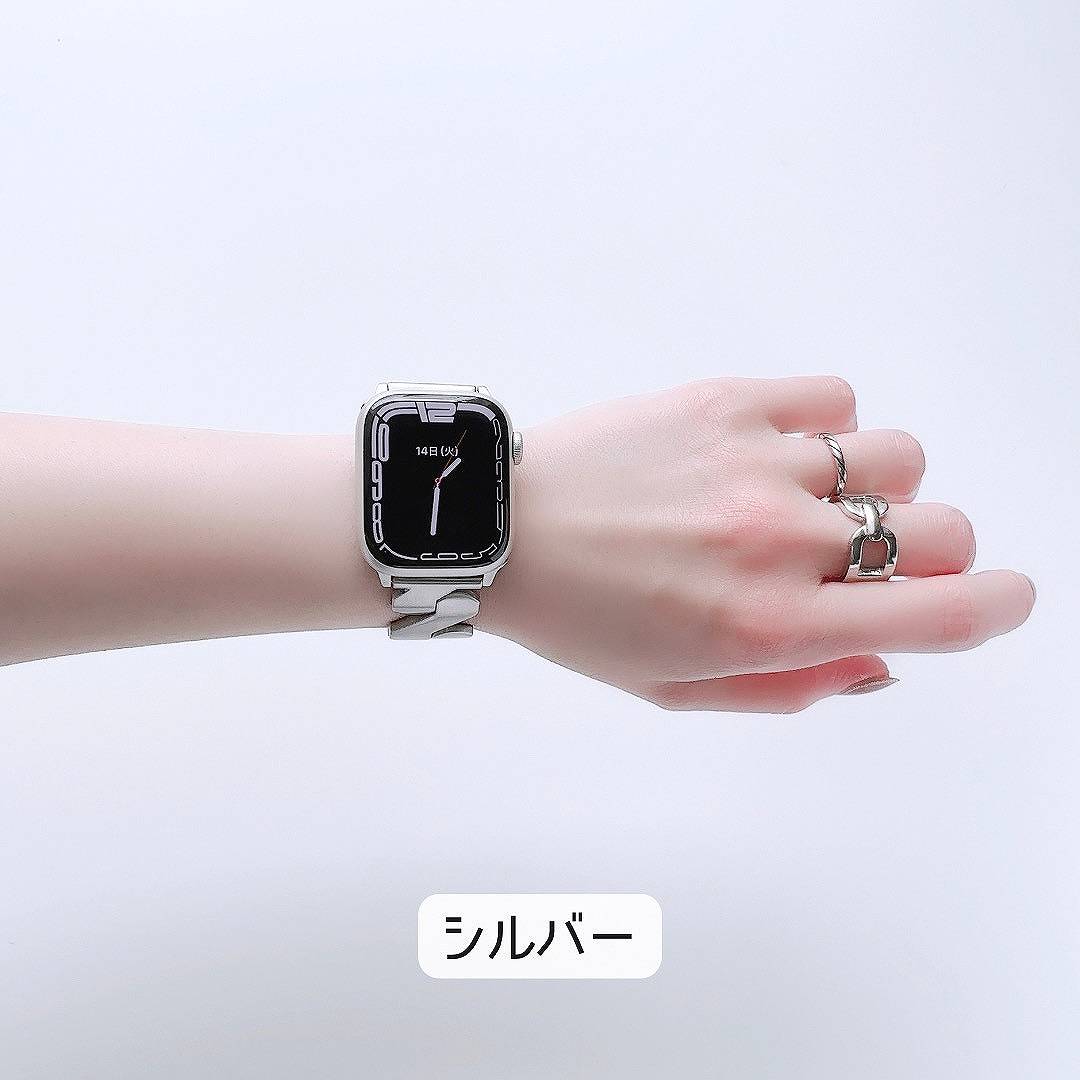 Apple Watch 全機種対応 アップルウォッチ マーカー バンド おしゃれ バンド デザイン 男女兼用｜across-intl｜02