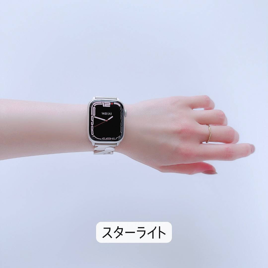 Apple Watch 全機種対応 アップルウォッチ マーカー バンド おしゃれ バンド デザイン 男女兼用｜across-intl｜09