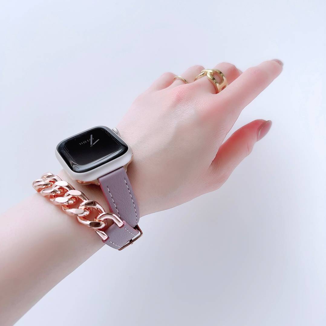 Apple Watch 全機種対応 アップルウォッチ PG ミックス ダブルバンド おしゃれ バンド デザイン 男女兼用｜across-intl｜05