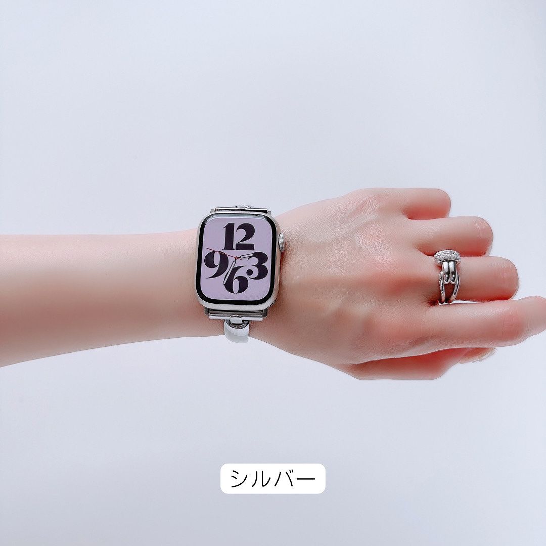 Apple Watch 全機種対応 アップルウォッチ シーラインバンド おしゃれ バンド デザイン 男女兼用｜across-intl｜04