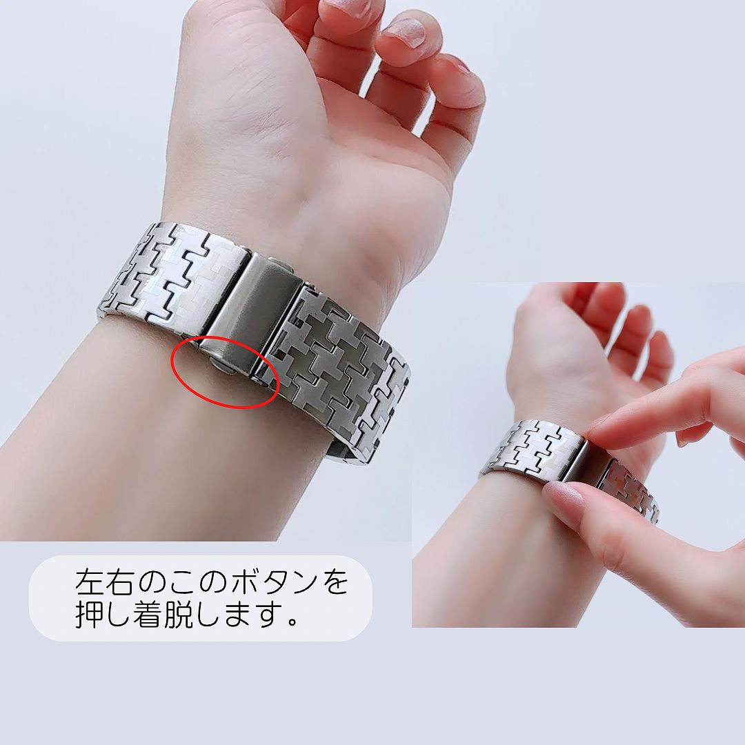 Apple Watch 全機種対応 アップルウォッチ コントラスト バンド おしゃれ バンド デザイン 男女兼用 | Lune | 09
