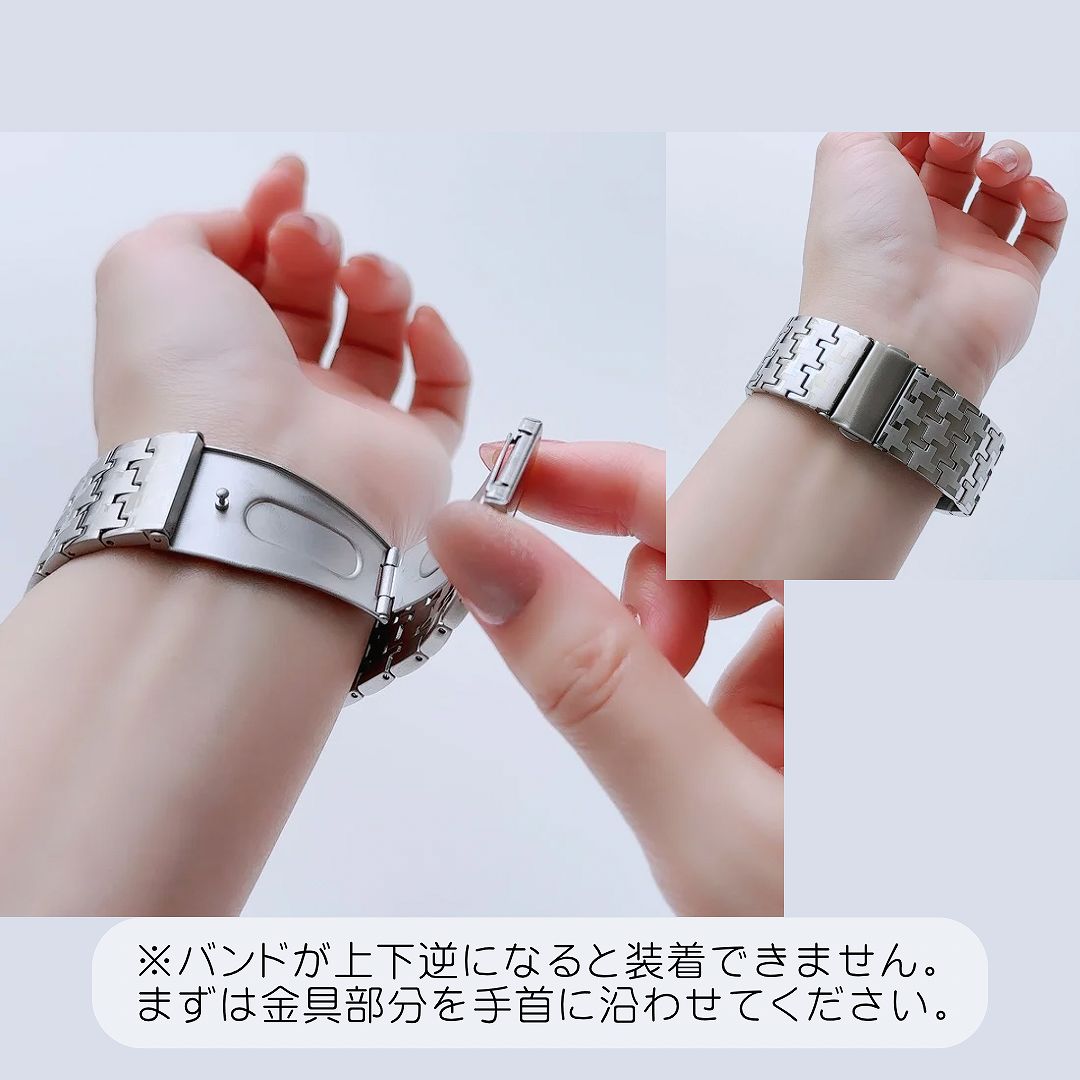 Apple Watch 全機種対応 アップルウォッチ コントラスト バンド おしゃれ バンド デザイン 男女兼用 | Lune | 08