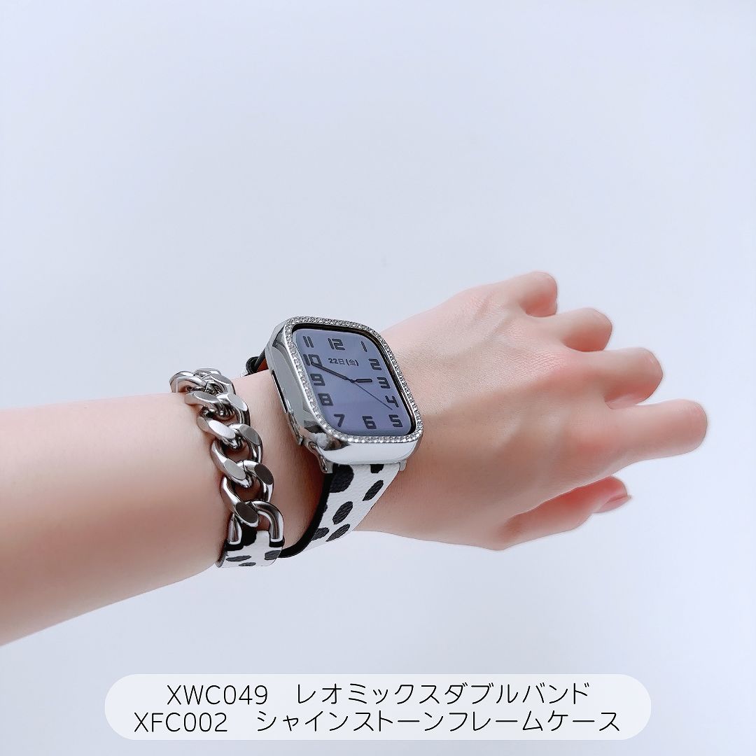 Apple Watch 全機種対応 アップルウォッチ レオ ミックス ダブルバンド おしゃれ バンド デザイン 男女兼用｜across-intl｜04