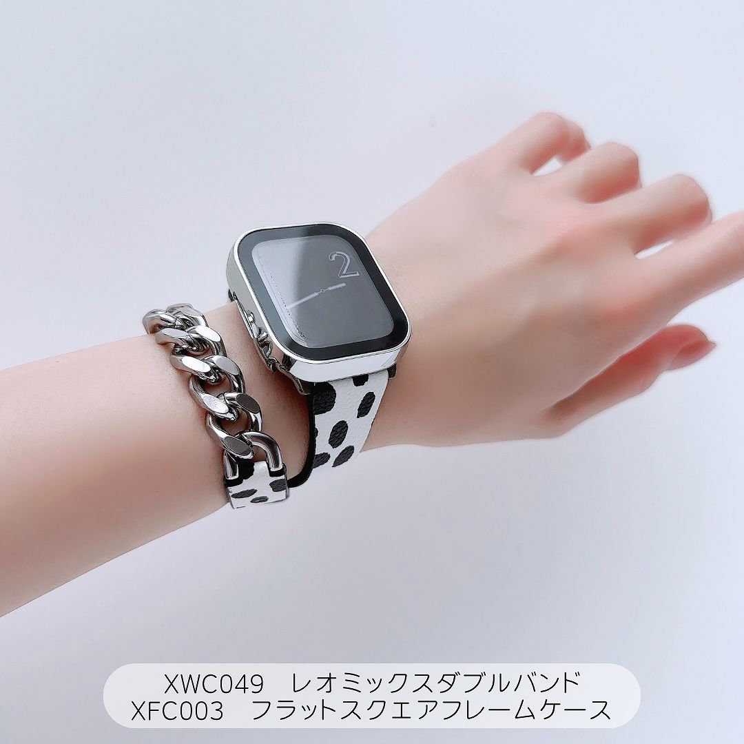 Apple Watch 全機種対応 アップルウォッチ レオ ミックス ダブルバンド おしゃれ バンド デザイン 男女兼用｜across-intl｜07
