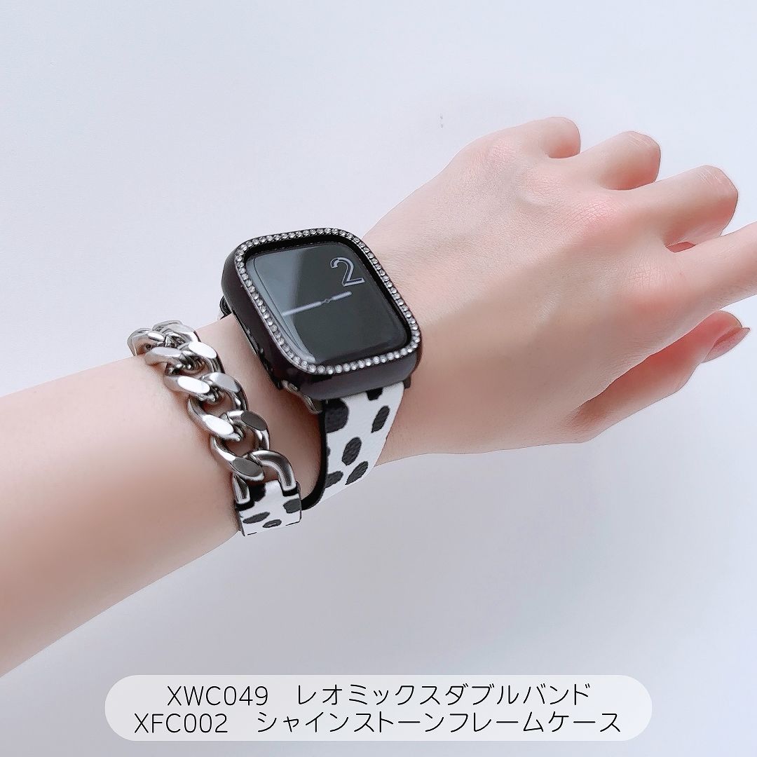 Apple Watch 全機種対応 アップルウォッチ レオ ミックス ダブルバンド おしゃれ バンド デザイン 男女兼用｜across-intl｜08