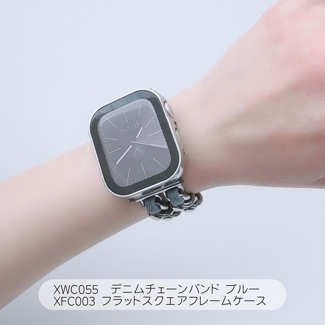 Anne ★チェーンxガンメタがオシャレなApple Watchバンド Amazon.co.jp: [Anne Klein] ファッションチェーンブレスレット