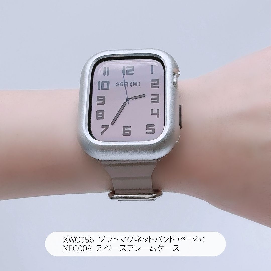 Apple Watch 全機種対応 アップルウォッチ ソフト マグネットバンド おしゃれ バンド デザイン 男女兼用 磁石｜across-intl｜06