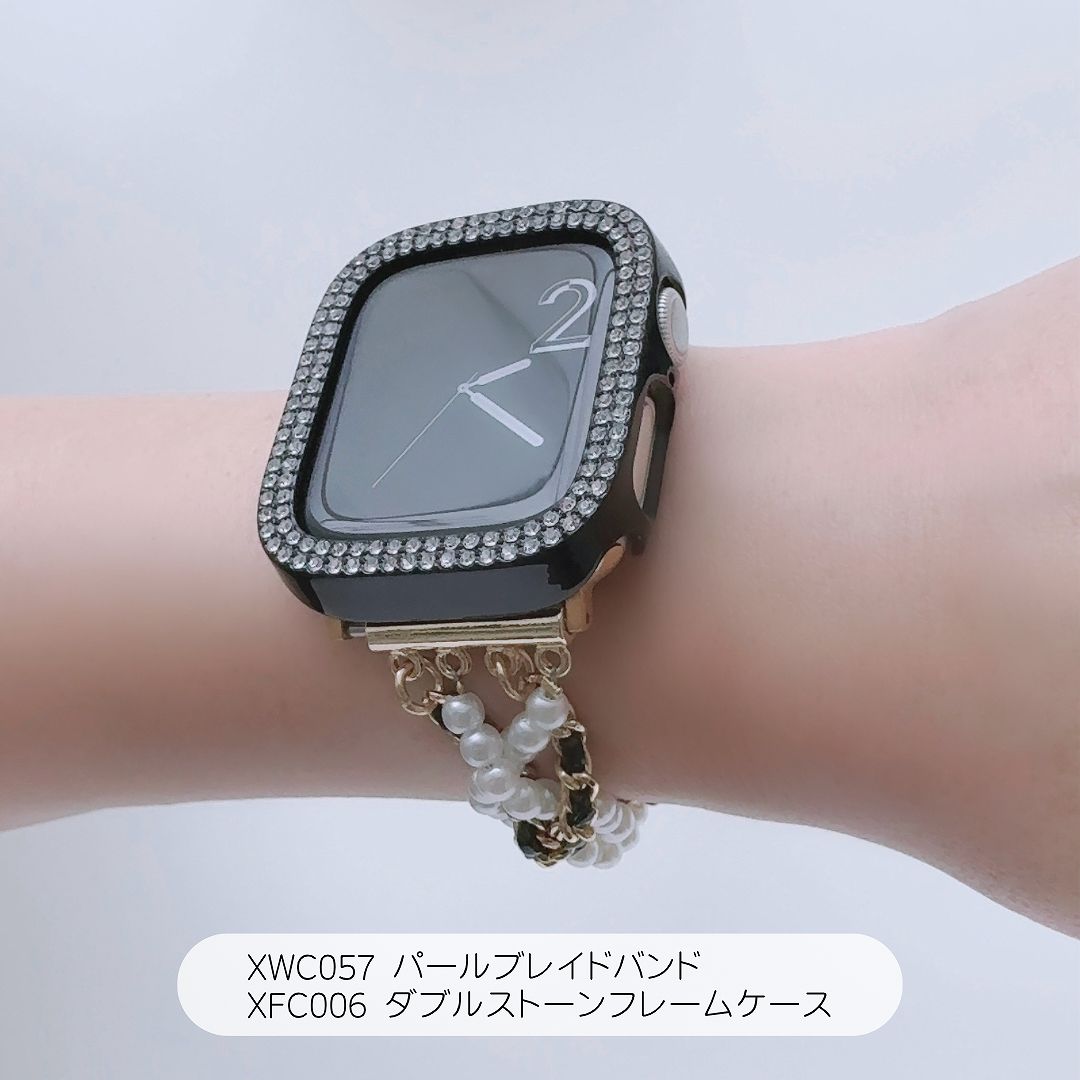 Apple Watch 全機種対応 アップルウォッチ パールブレイドバンド おしゃれ バンド デザイン 男女兼用｜across-intl｜09