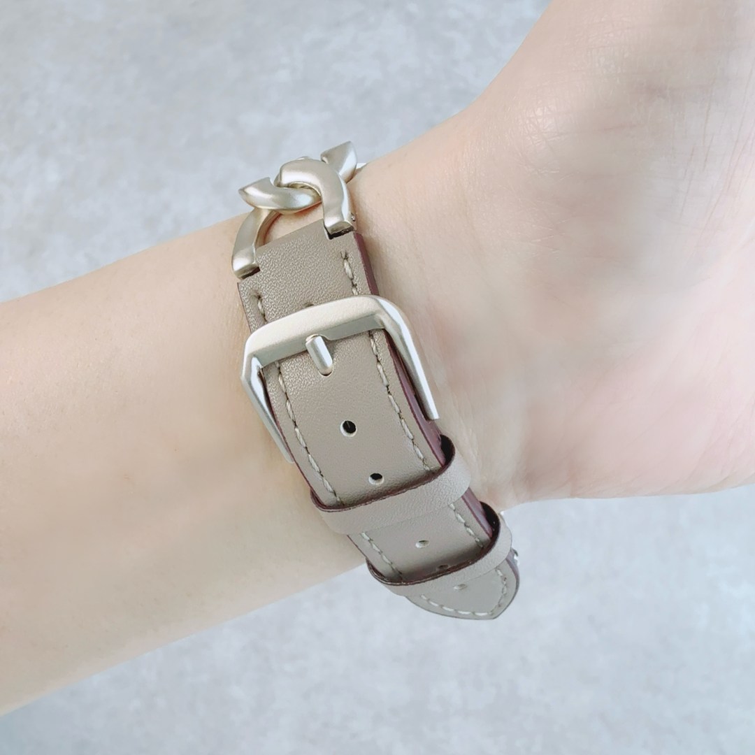 Apple Watch 全機種対応 アップルウォッチ タッグレザーチェーンバンド おしゃれ バンド デザイン 男女兼用 |  | 13
