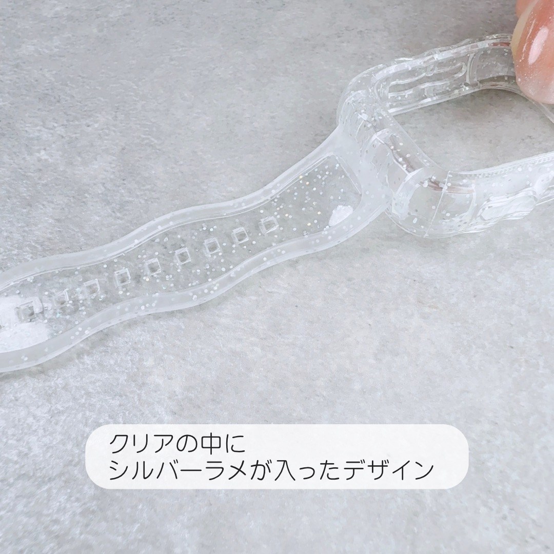 Apple Watch クリアバンド アップルウォッチ サマースノウクリアバンド おしゃれ バンド デザイン 透明 |  | 02