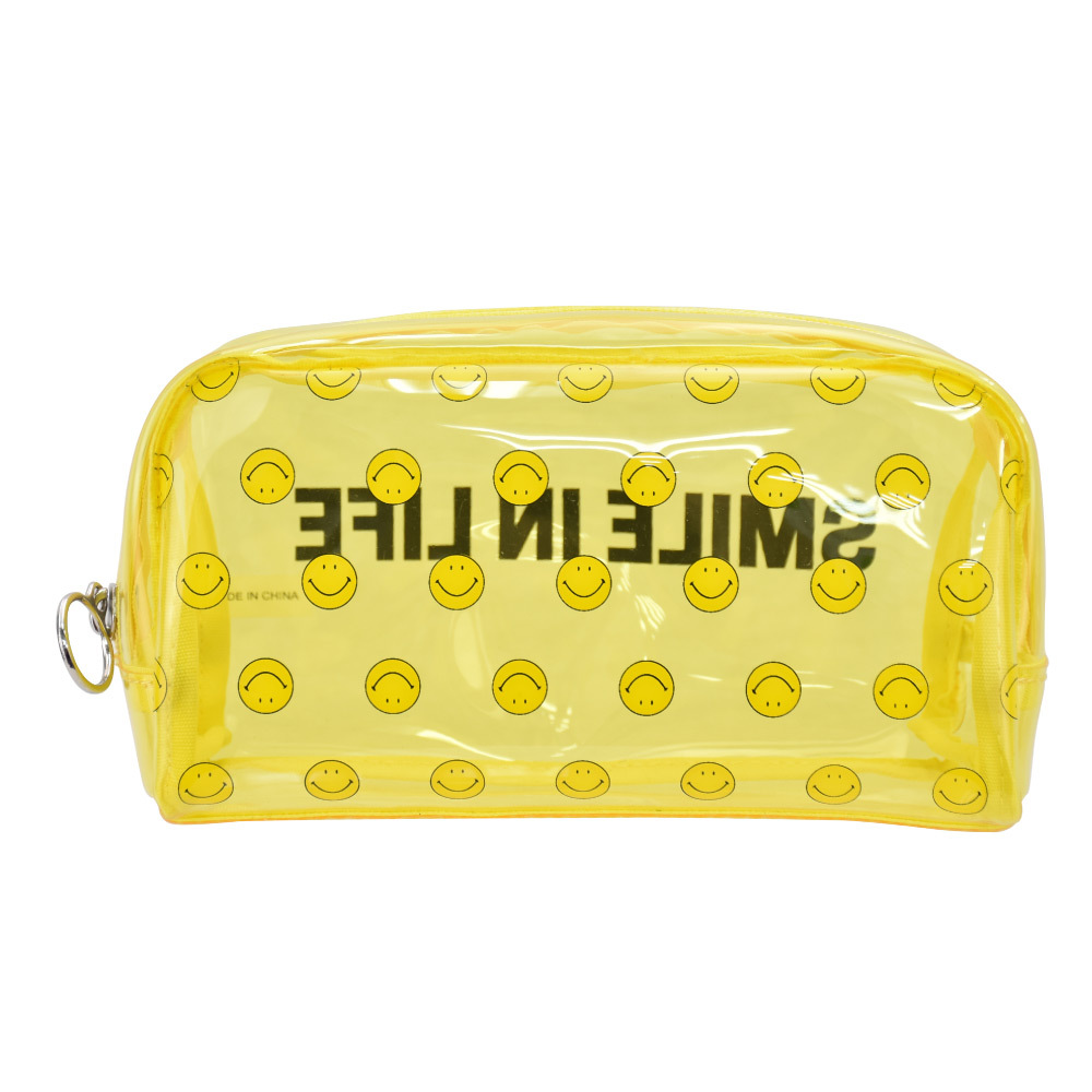 【極美品】PRADA メイクポーチ 筒型 ペンケース イエロー 極美品】PRADA メイクポーチ 筒型 ペンケース イエロー