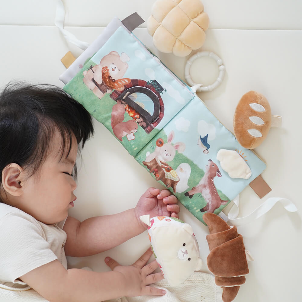 アマノッポ ギフトセット ベビー ぬいぐるみ 布絵本 セット 1歳