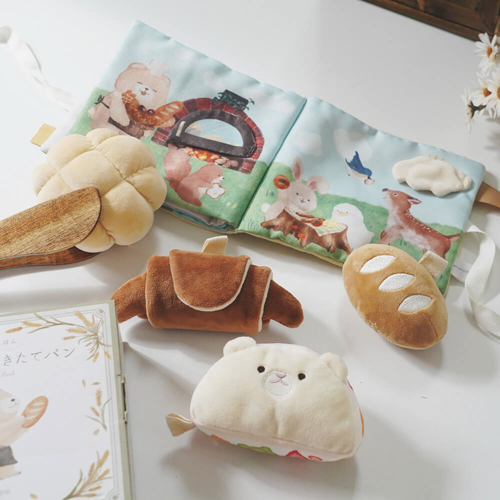 THE MOST WONDERFUL GIFT SET人形3体と絵本のセット アマノッポ ギフトセット ベビー ぬいぐるみ 布絵本 セット 1歳