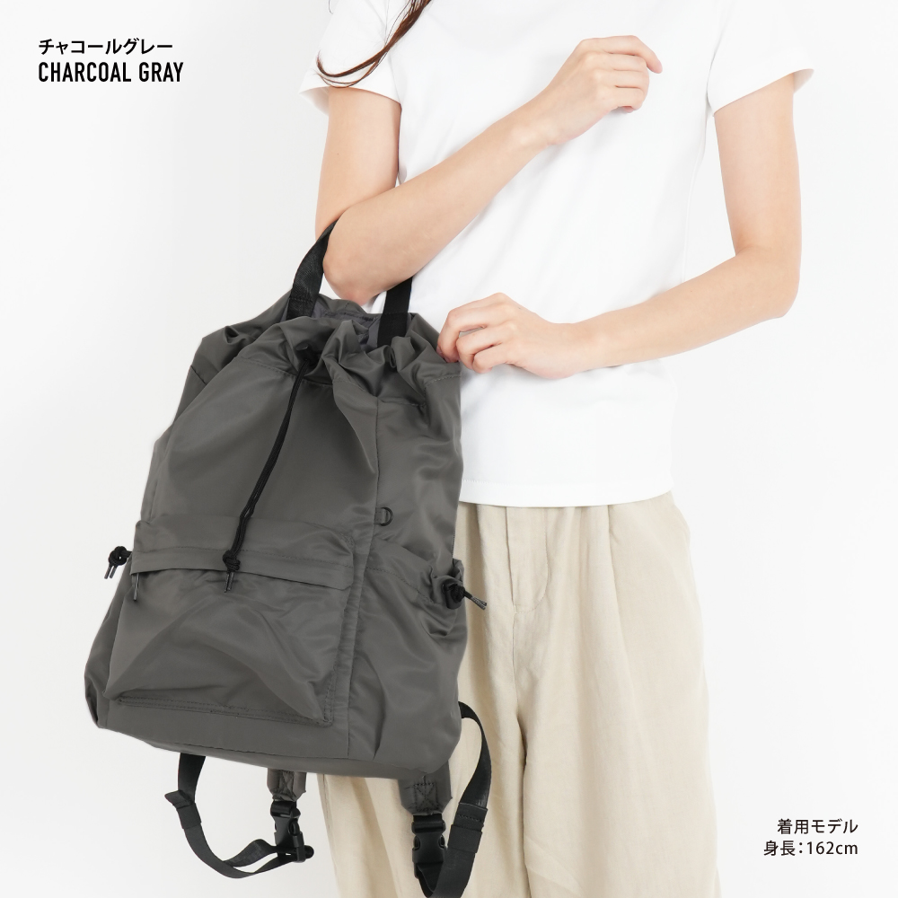 【新着商品】[アヴェンチュラ] リュック デイパック 大きめ 軽量 リュックサッ 巾着リュック 大容量 15L a4 巾着 軽い デイパック 折りたたみ