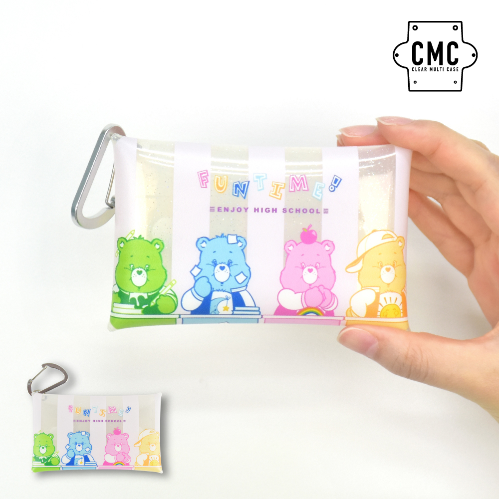 ケアベア Care Bears クリアマルチケース Sサイズ 小物入れ ポーチ