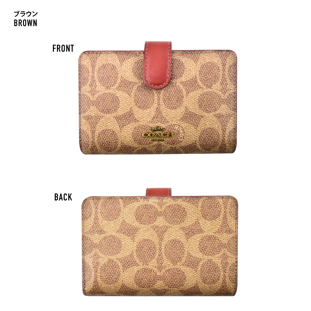 ♡保存箱付き♡ COACH 二つ折り財布 COACH（コーチ） 財布 レディース 二つ折り 小銭入れ カードケース