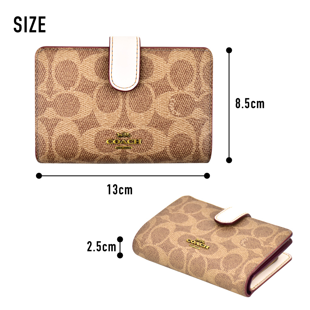 返品可能 COACH double zip wallet 長財布 ポーチ【国内即発】 COACH コーチ 財布 レディース 二つ折り 小銭入れ カードケース