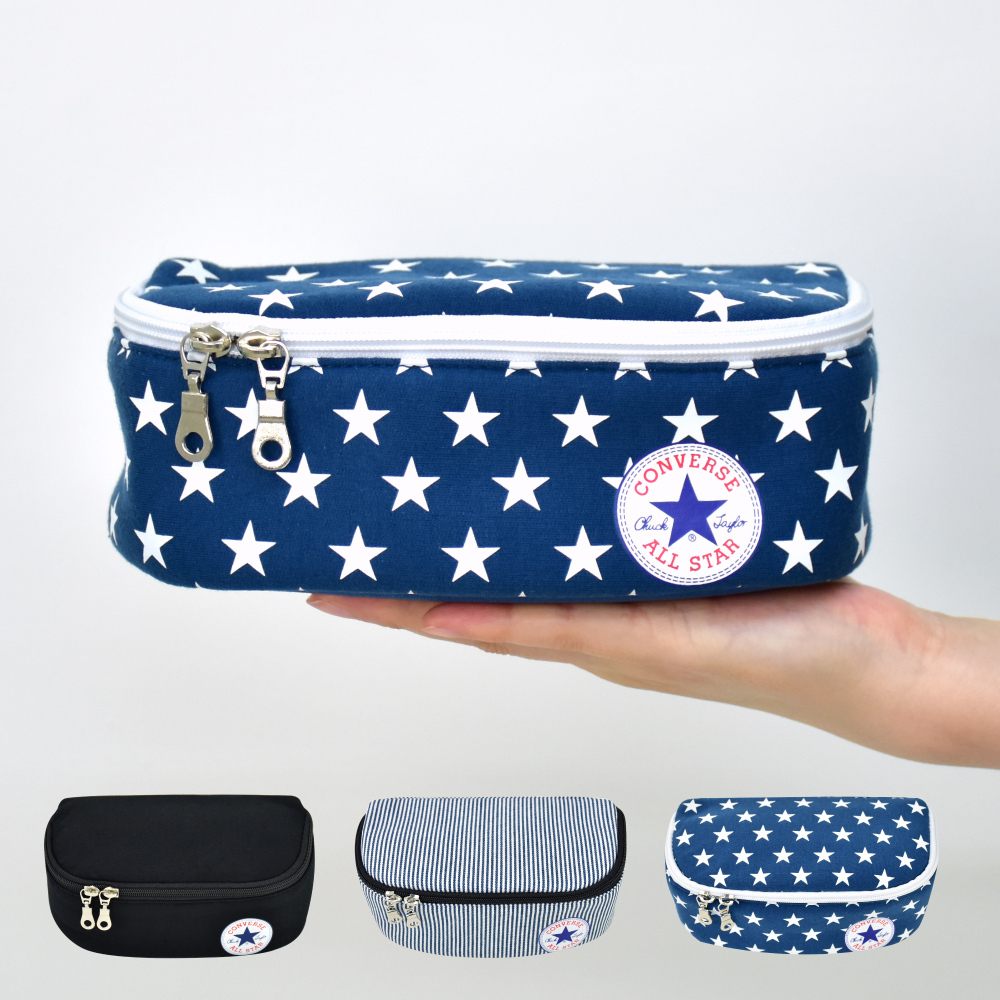 コンバース ペンケース 筆箱 レディース 女子 大人 高校生 大容量 スウェット ファスナー 化粧ポーチ ストリート Con 003b Action 通販 Yahoo ショッピング