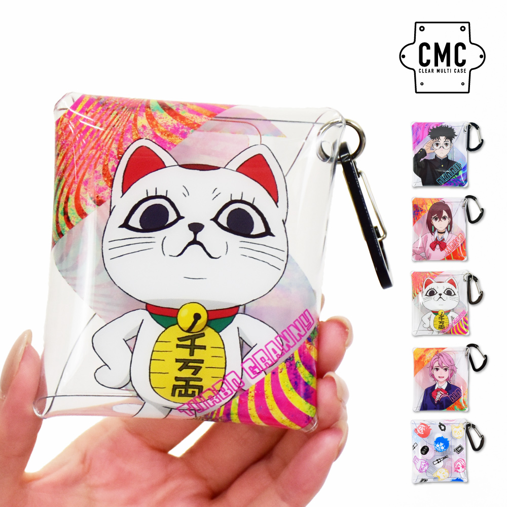 ダンダダン クリアポーチ 小物入れ 定期入れ イヤホン airpods/pro