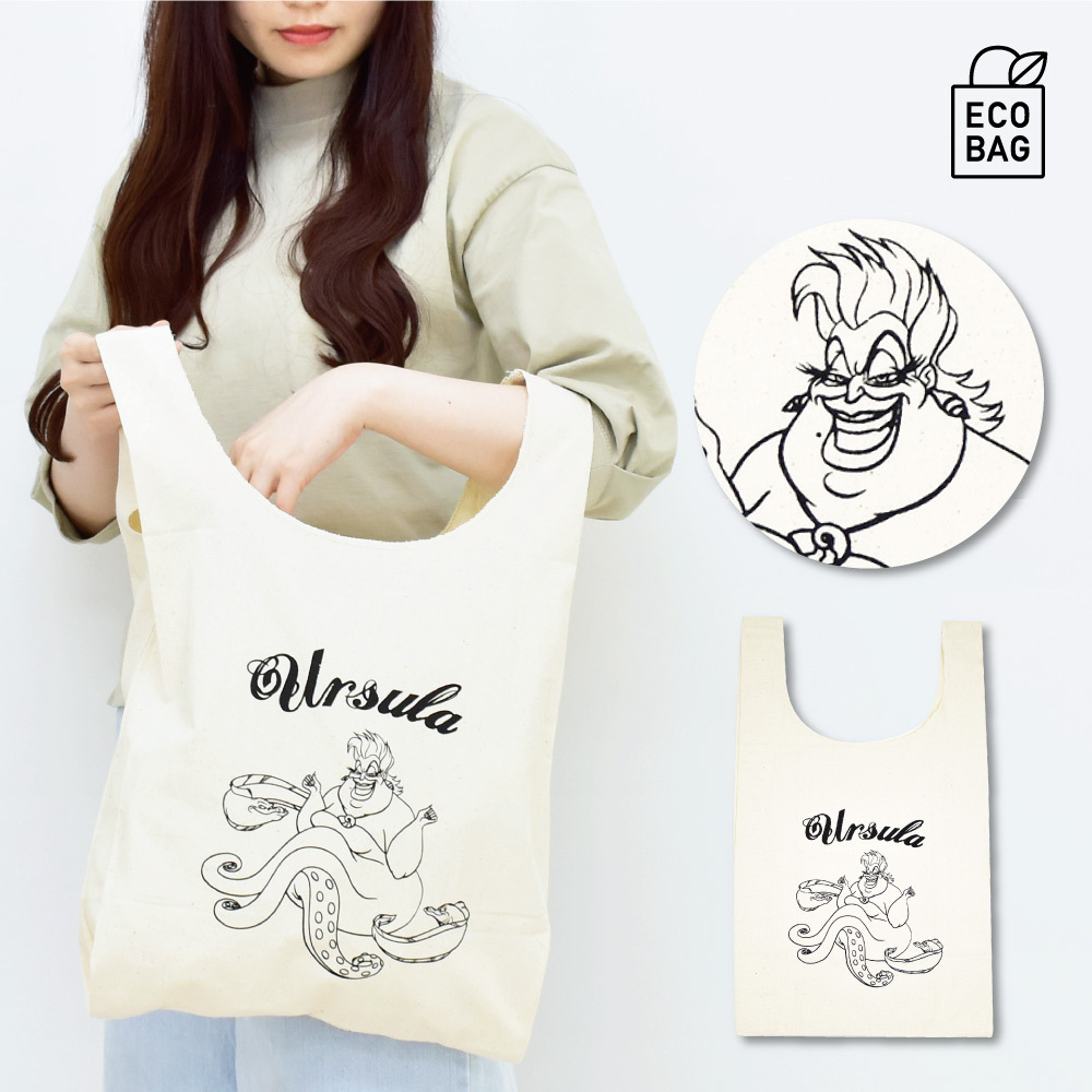 Disney（ディズニー） ヴィランズ エコバッグ マルシェバッグ 綿 エコ