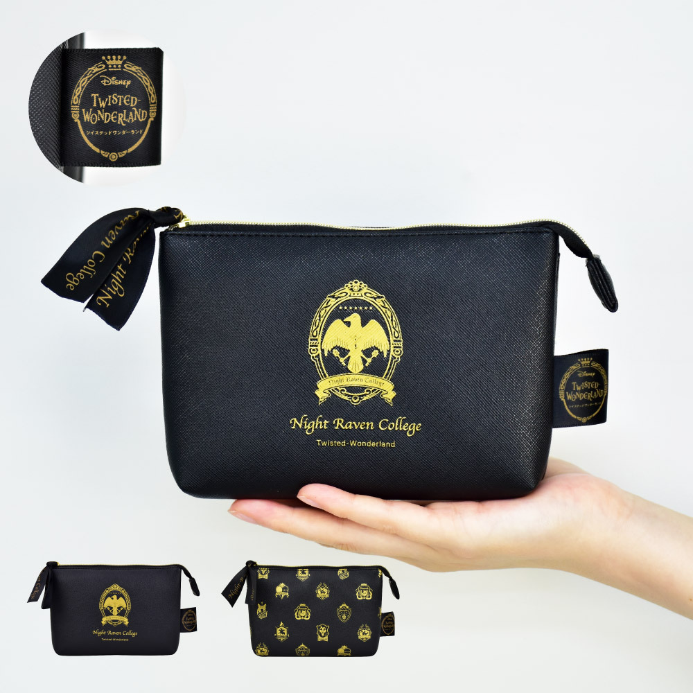 ツイステッドワンダーランド ツイステ ディズニー ポーチ 小物入れ レディース 女子ブラック 黒 Mtw 071 Mtw 072 Disney0103 Action 通販 Yahoo ショッピング