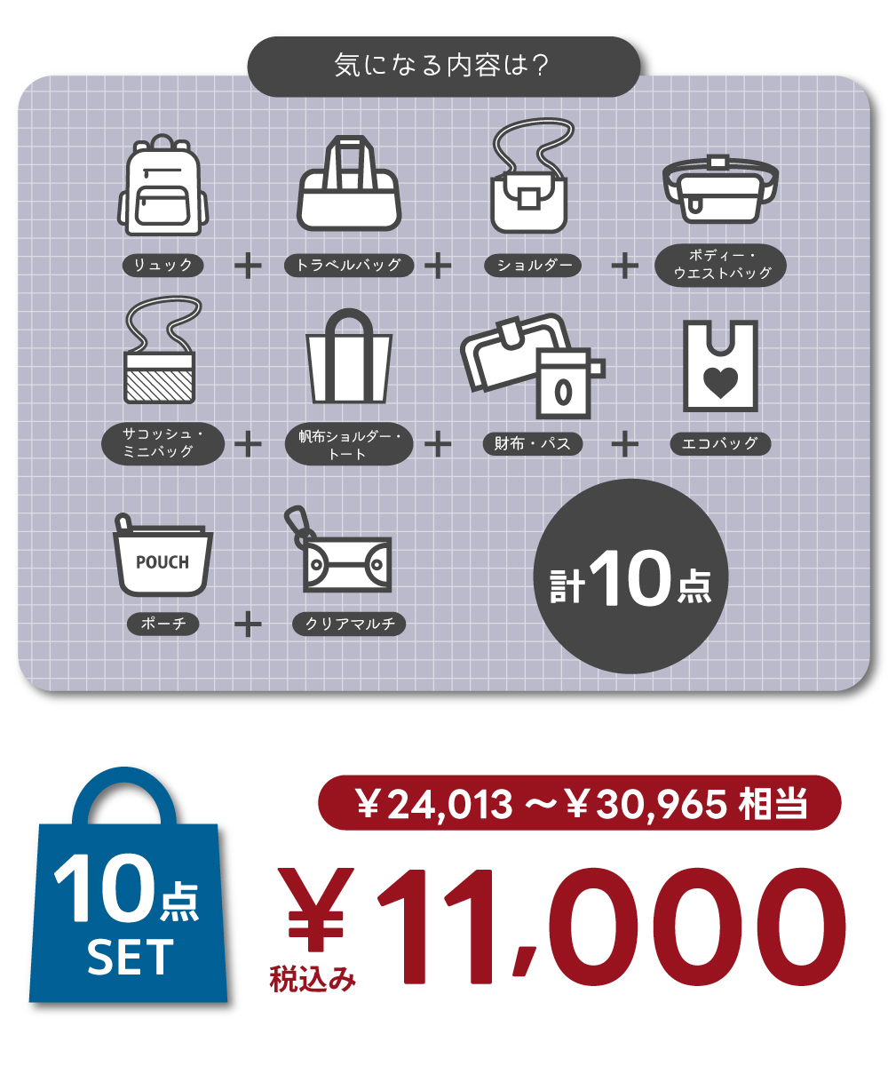 メール便不可 22年 バッグ福袋 選べる 普段使い セット 10点入り スポーツ ブランド レディース 普段使い 選べる 10点入り ボストン リュック ショルダー トート 小物 雑貨 22 エコバッグプレゼント 福袋 予約限定 バッグ Theaustralianexplorer Com Au