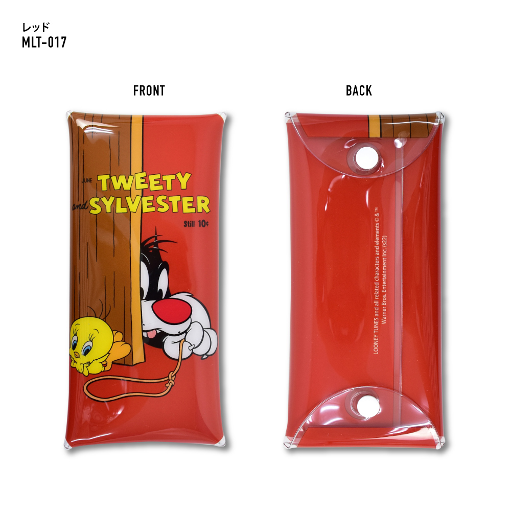 ルーニーテューンズ クリアマルチケース Lサイズ ペンケース 小物入れ
