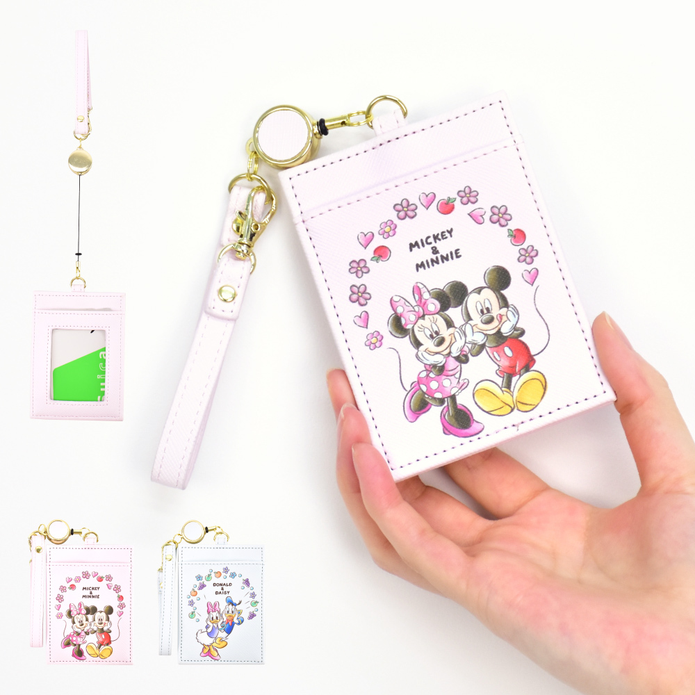 ディズニー パスケース 定期入れ カードケース 定期 入れ 子供 こども 女の子 キッズ 合成皮革 Puレザー リール付き Icカード キャラクター Mcwi 013b Action 通販 Yahoo ショッピング