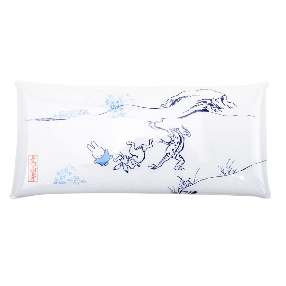 ★ミッフィー☆ 鳥獣戯画☆ クリアケース☆フラットケース☆みんないっぱい ミッフィー miffy miffy×鳥獣戯画 フラットケース 隣人