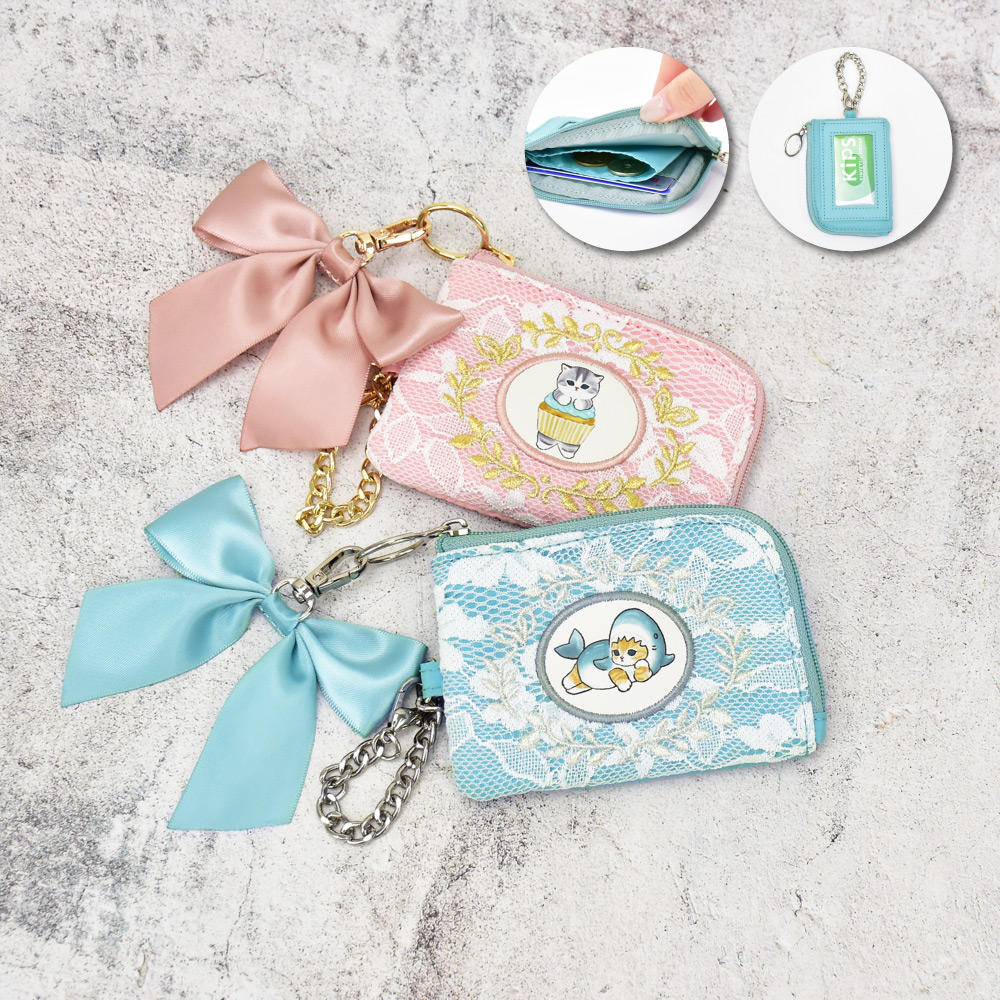 モフサンド パスケース 定期入れ 小銭入れ ポーチ カード コイン ミニ財布 小物入れ 通勤 通学 旅行 大人 学生 子供 可愛い キャラクター グッズ