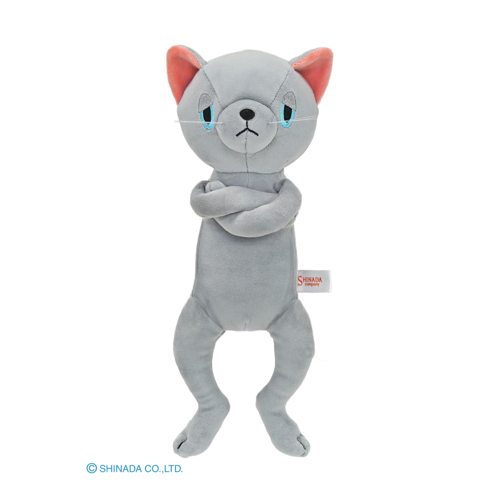 ニアンジェロ 猫 ネコ ぬいぐるみ ハチワレ グレー クロ 子供 女子